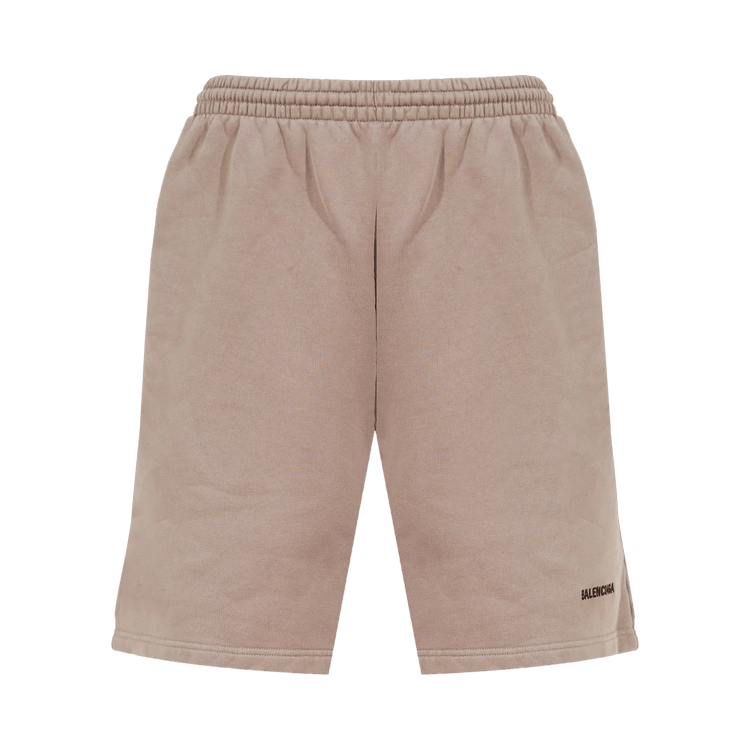 Balenciaga Sweatshorts "Taupe/Black"