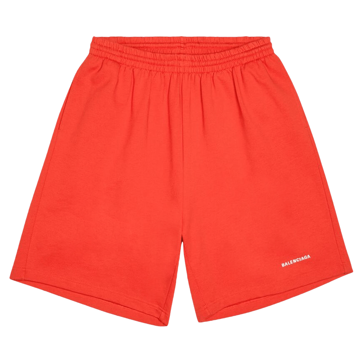 Balenciaga Sweatshorts "Bright Red/White"