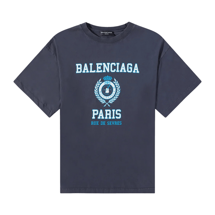 Balenciaga T-Shirt "Marine Blue"