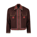 BLUEMARBLE Embroidered Jimmy Jacket "Brown"