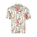 BLUEMARBLE Marchand De Souvenirs Silk Short-Sleeve Shirt "Ivory"