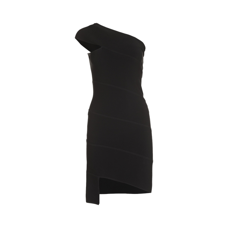Bottega Veneta Rib Spiral Dress "Black"