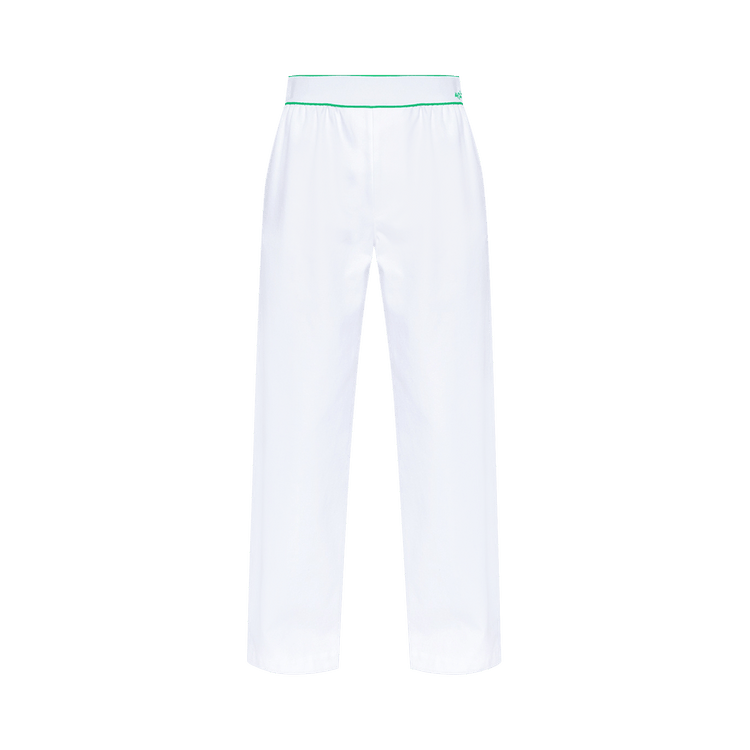 Bottega Veneta Elastic Cotton Twill Trouser "White"