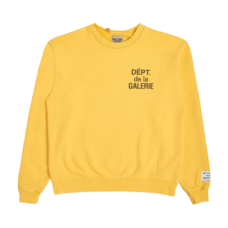 Gallery Dept. Art That Kills Reversible Crewneck Sweatshirt "Yellow"