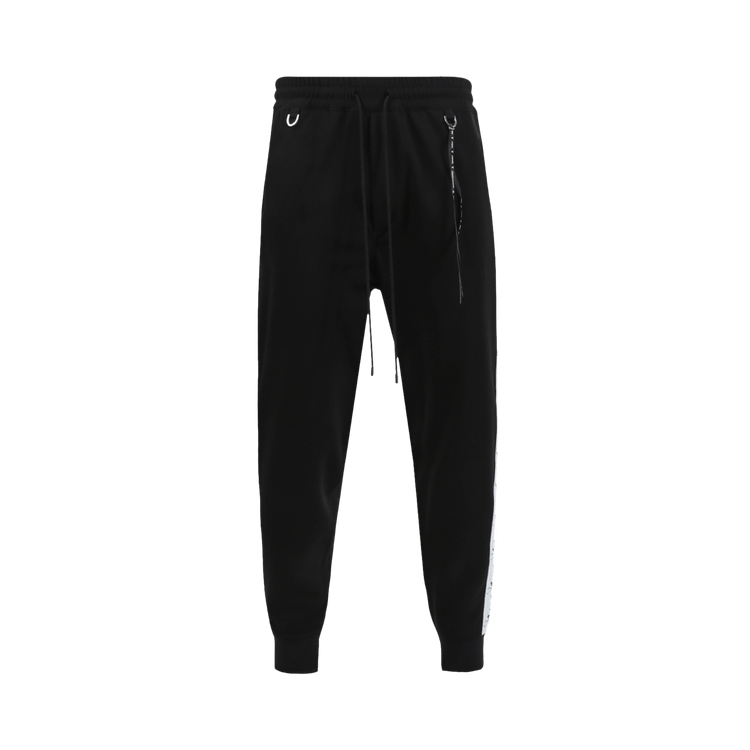 Mastermind World Skull Taped Track Pants "Black/White"