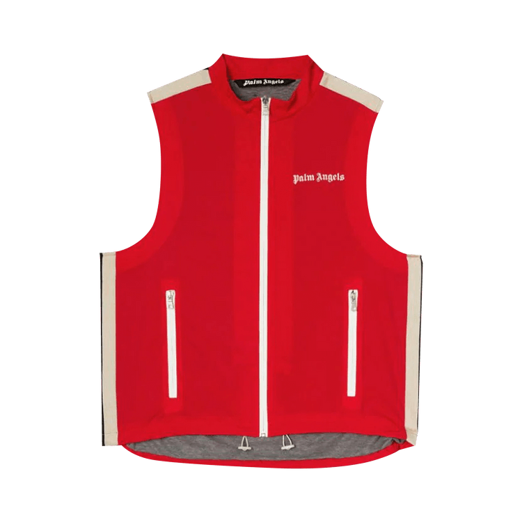 Palm Angels Classic Logo Vest "Red/Off White"