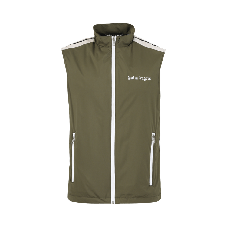 Palm Angels Classic Logo Vest "Military/Off White"