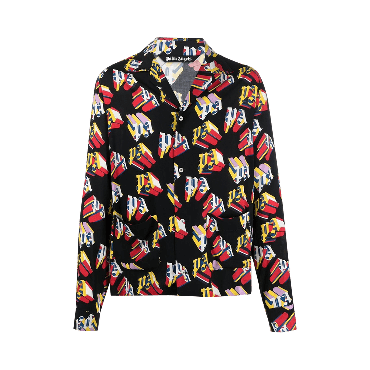 Palm Angels 3D Pajama Shirt "Black/Red"
