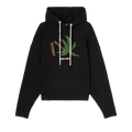 Palm Angels Broken Palm Hoodie "Black/Green"