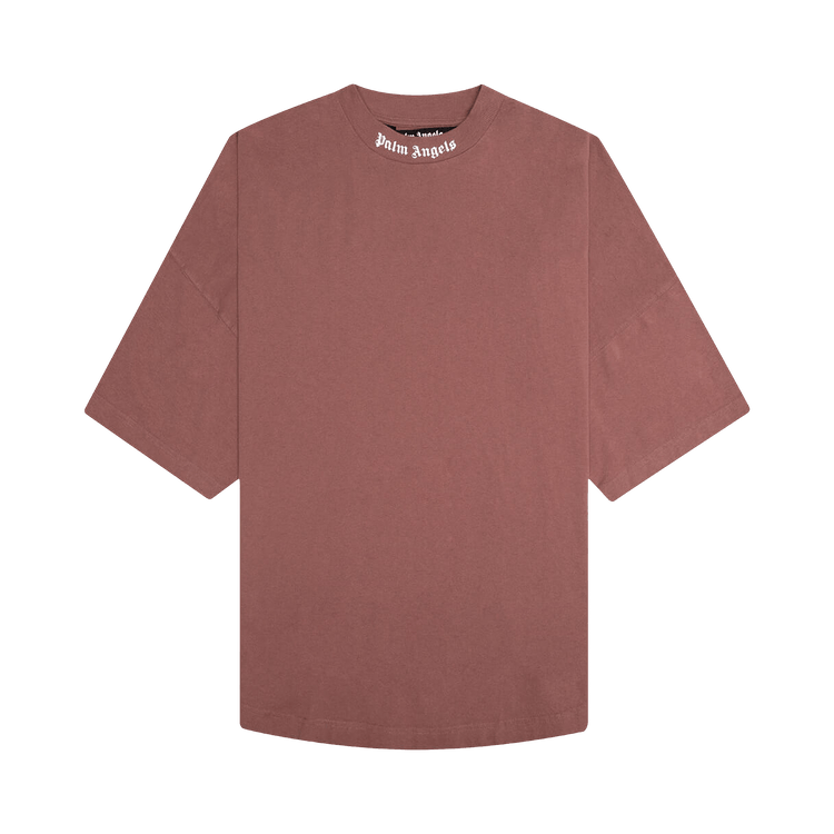 Palm Angels Classic Logo Over Tee "Tan/White"