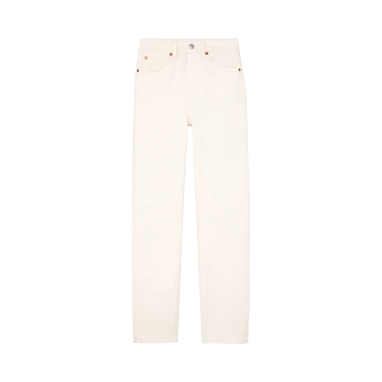 RE/DONE 70"s Straight Jean "Vintage White'