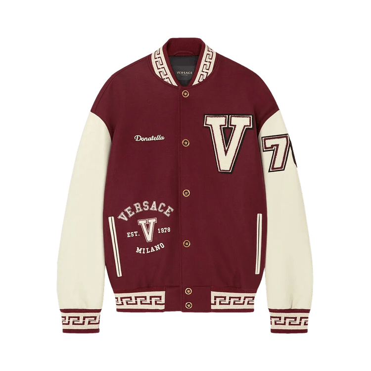 Versace Varsity Jacket "Burgundy"