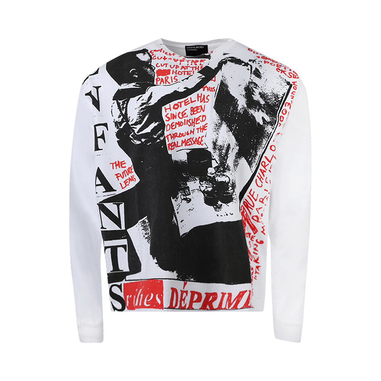 Enfants Riches Déprimés Future Leaks Long-Sleeve T-Shirt "White/Multicolor"