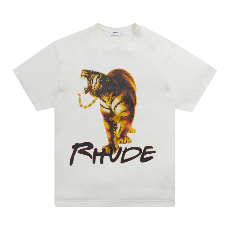 Rhude Tiger Tee "Vintage White"