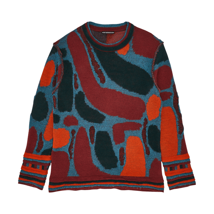 Vintage Issey Miyake Crewneck Sweater "Multicolor"