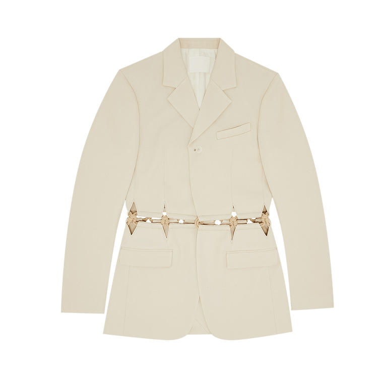 Dion Lee Macrame Rope Blazer "Ivory"