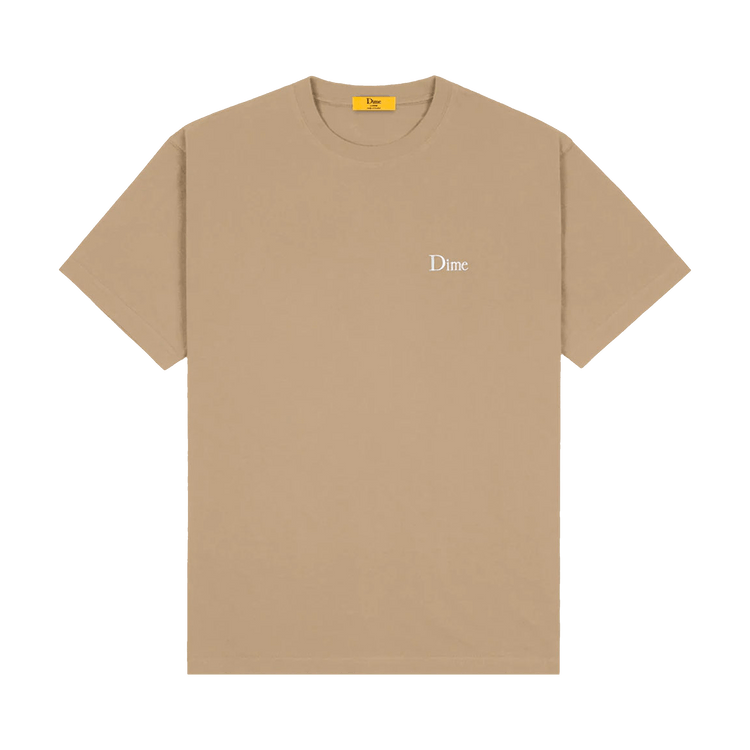 Dime Classic Small Logo T-Shirt "Camel"