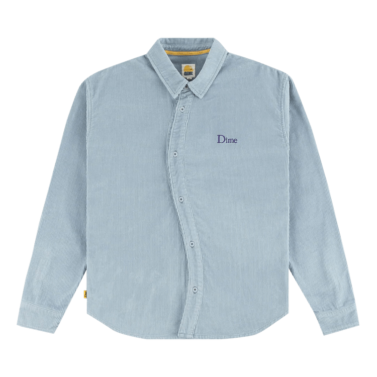 Dime Wave Corduroy Shirt "Stone Blue"