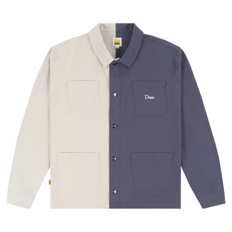 Dime Chore Jacket "Cream/Blue"