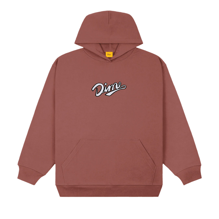 Dime Team Hoodie "Washed Maroon"