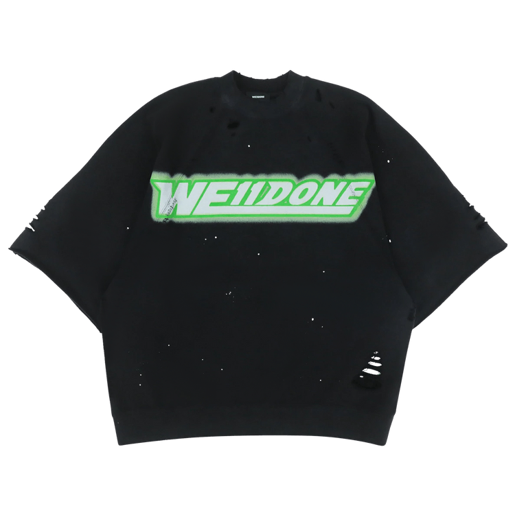 We11done Vintage Washed T-Shirt "Black"