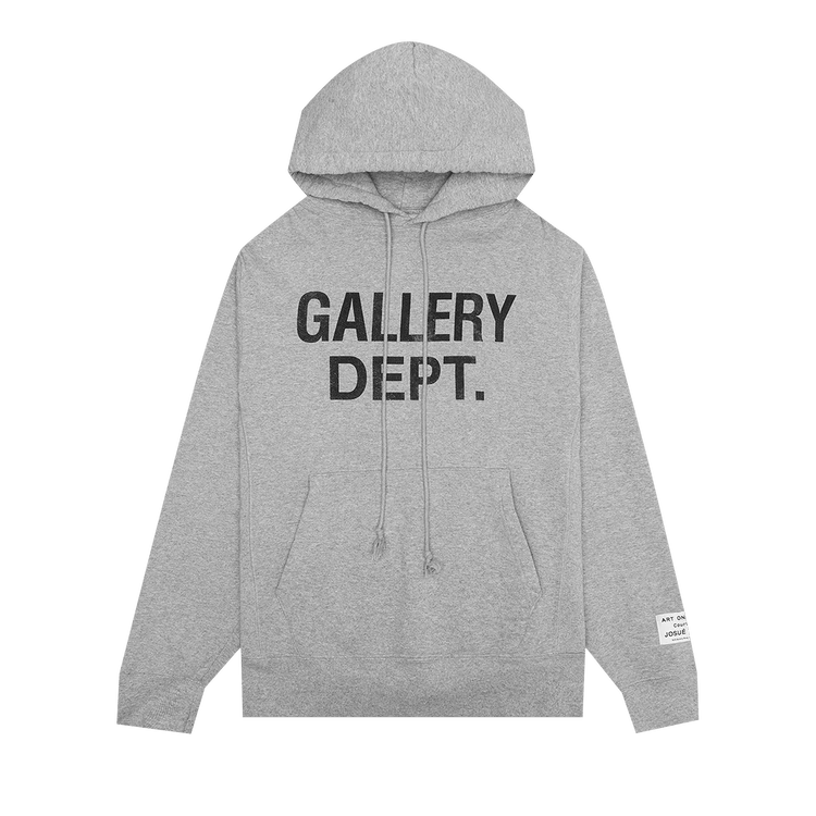 Gallery Dept. Center Logo Hoodie "Heather Grey"