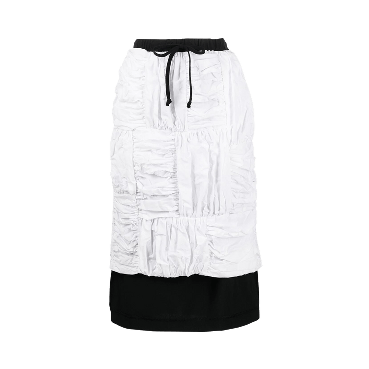 Comme des Garçons Reversable Pleated Skirt "Black/White"