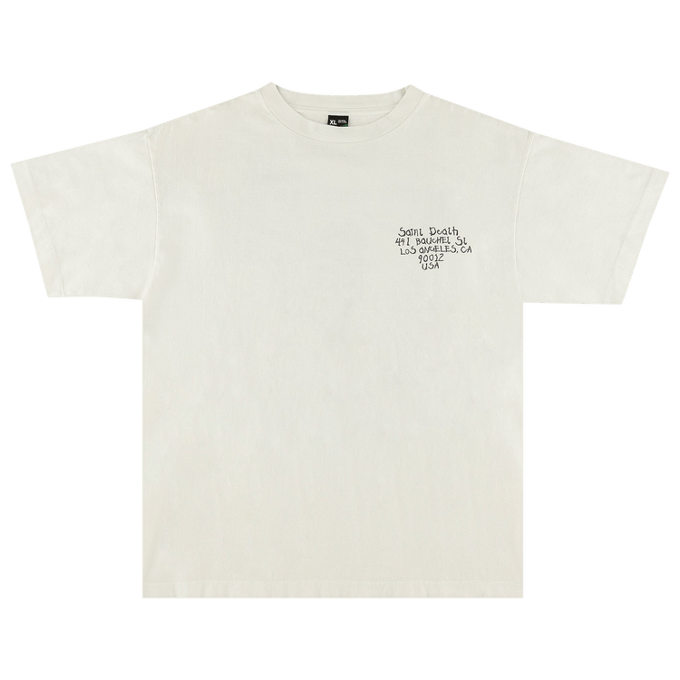 SAINT Mxxxxxx Saint Death Short-Sleeve Tee "White"