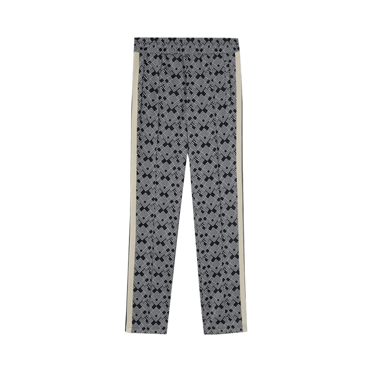 Palm Angels PA Jaquard Track Pants "Navy Blue/Off White"