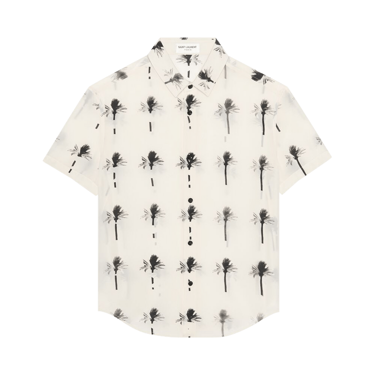 Saint Laurent Chemise CDC Marking Paradise Shirt "Beige/Noir"