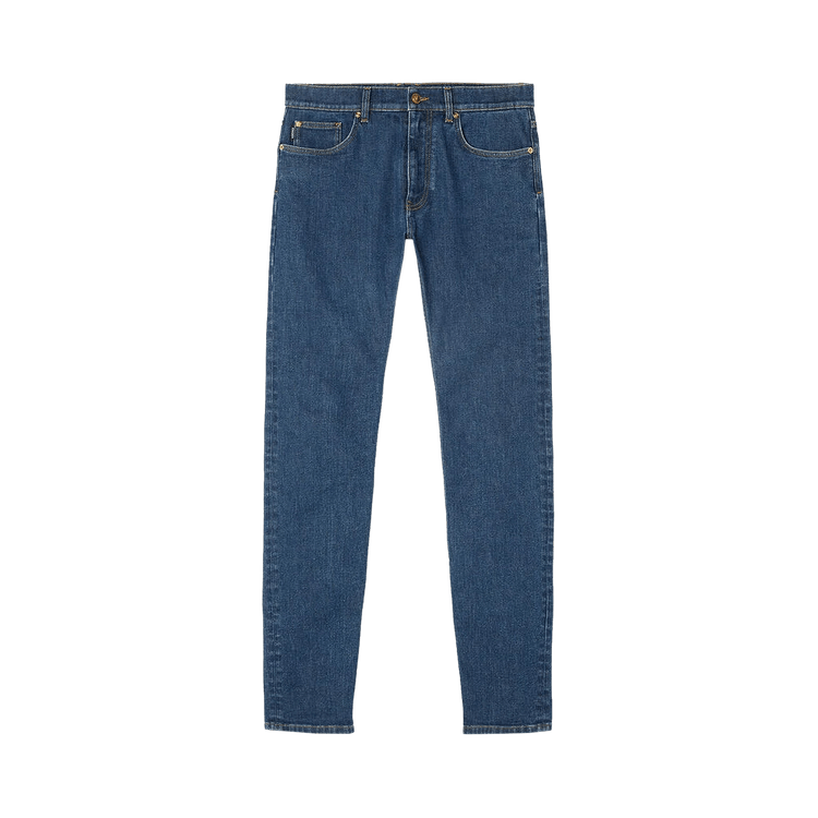 Versace Embroidered Medusa Jeans "Blue"