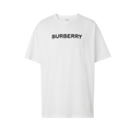 Burberry Logo Print Oversized T-Shirt "White"