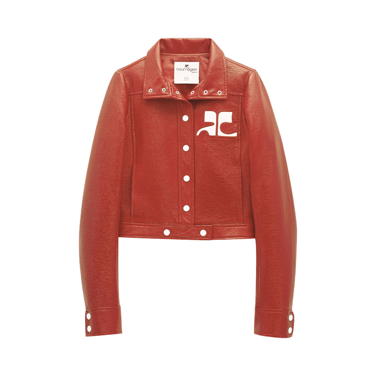 Courrèges Vinyl Jacket "Heritage Red"
