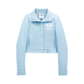 Courrèges Vinyl Jacket "Pastel Light Blue"