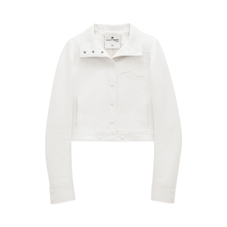 Courrèges Vinyl Jacket "Heritage White"