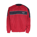 Martine Rose Tuck Neck Track Jacket "Burgundy/Navy"