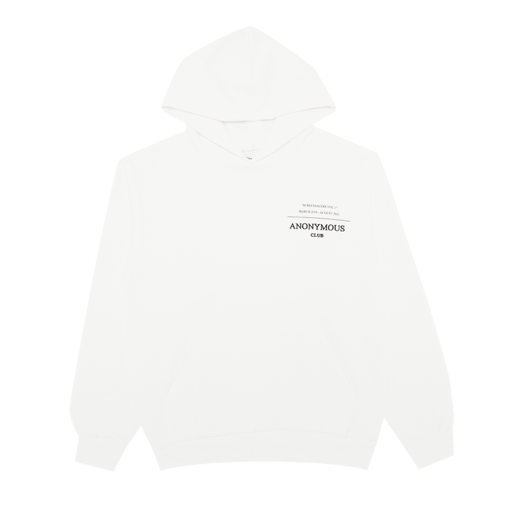 Anonymous Club Gallery Hoodie "White"