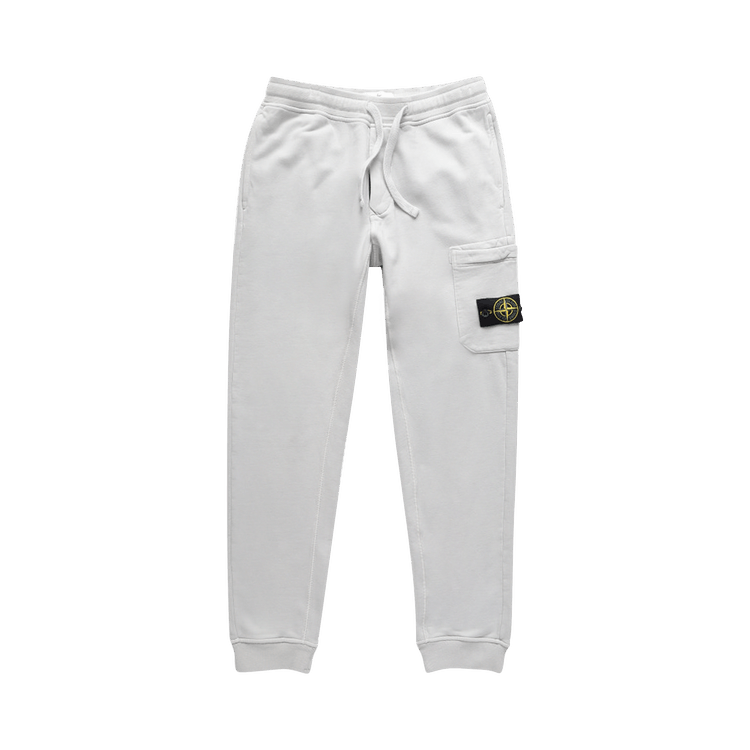 Stone Island Fleece Pants "Pearl Grey"