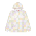 Supreme Reverse Patchwork Zip Up Hooded Sweatshirt "Multicolor"