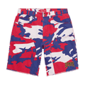 Supreme Cutoff Double Knee Denim Painter Short "Red Camo"