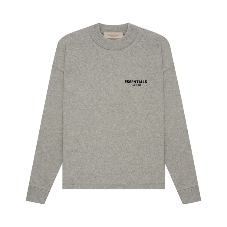 Fear of God Essentials Long-Sleeve Tee "Dark Oatmeal"