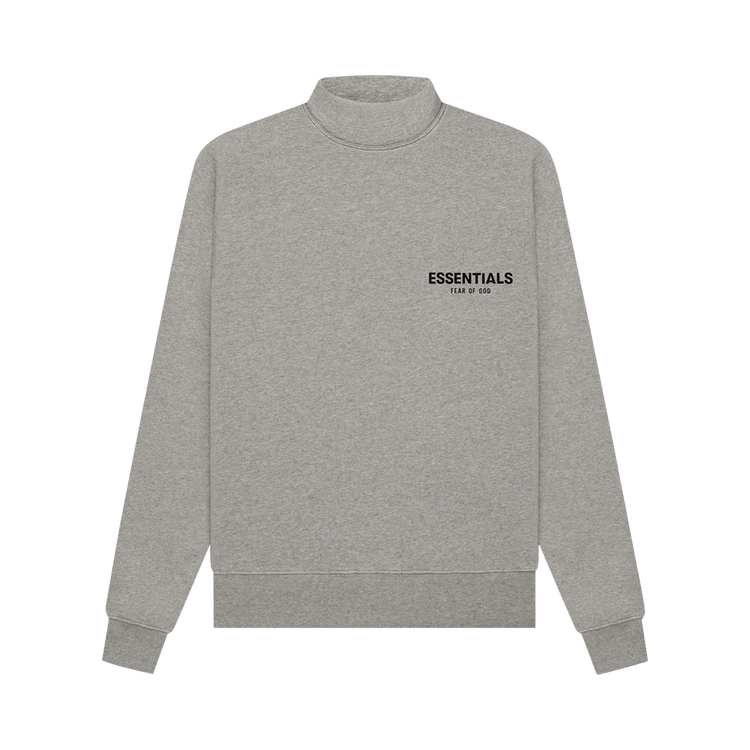 Fear of God Essentials Mockneck "Dark Oatmeal"