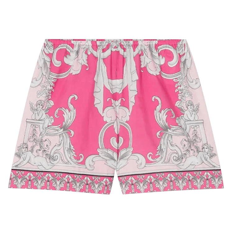 Versace Barocco Beach Shorts "Fuxia/English Rose"