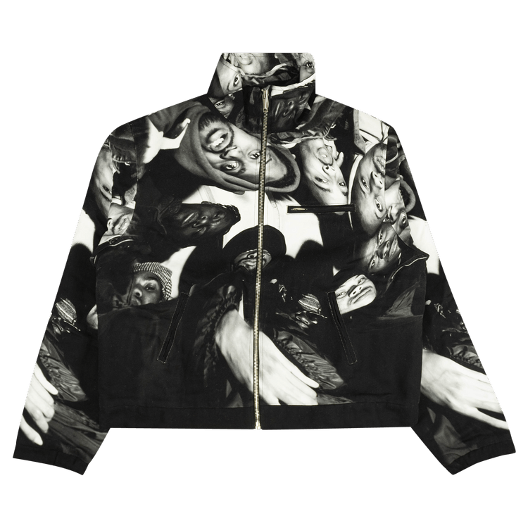424 Wu-Tang Print Zip Up Jacket "Black"
