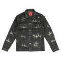 424 Ripped Denim Jacket "Black"
