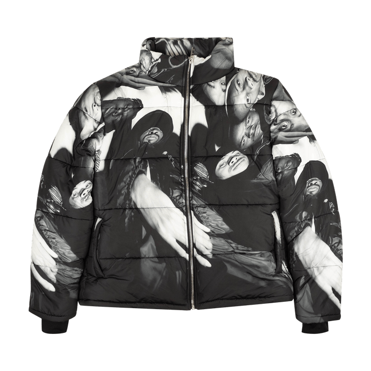 424 Wu-Tang Puffer Jacket Coat "Black"