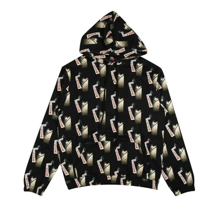 424 Printed Hoodie Sweatshirt "Black"