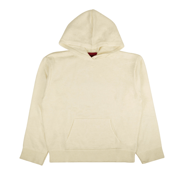 424 Knit Hoodie Sweatshirt "White"