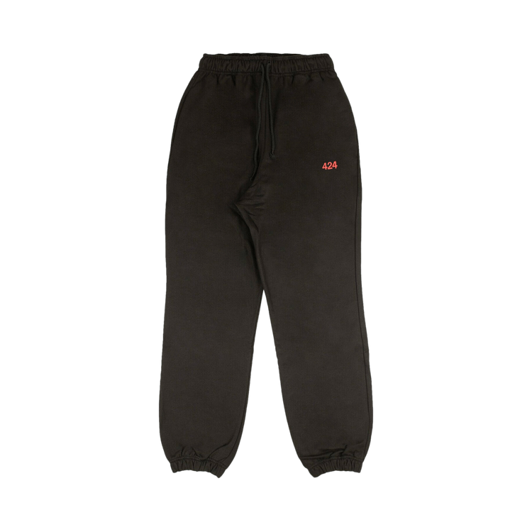424 Logo Jogger Sweatpants "Black/Red"