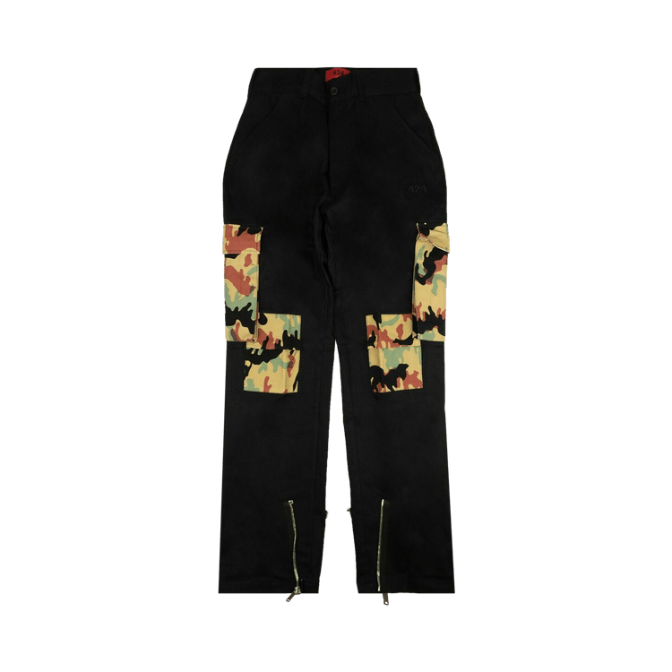 424 Camo Cargo Pants "Black/Brown/Green"
